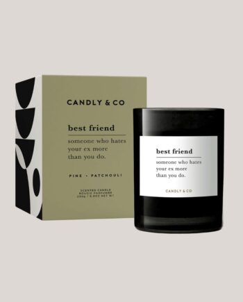 Duftlys med Fyr og Patchouli - Candly & Co