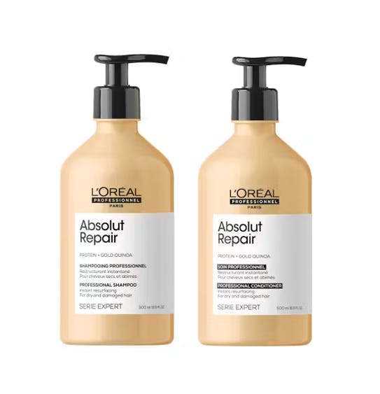 Ampoule Professionel Absolut Repair Gold Shampoo & Balsam