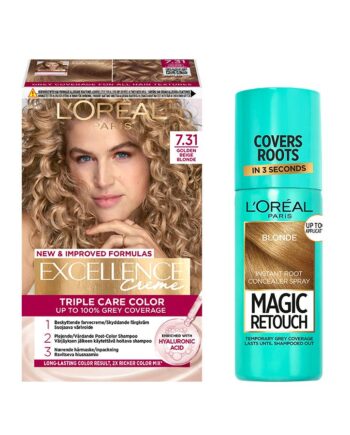 Ampoule Paris Excellence Creme Hårfarve & Rod Concealer Spray