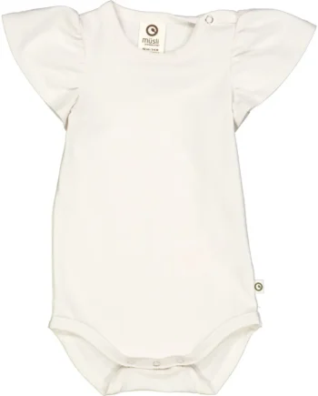 Hvid Cozy Body med Flæser fra Müsli - Tilbud!