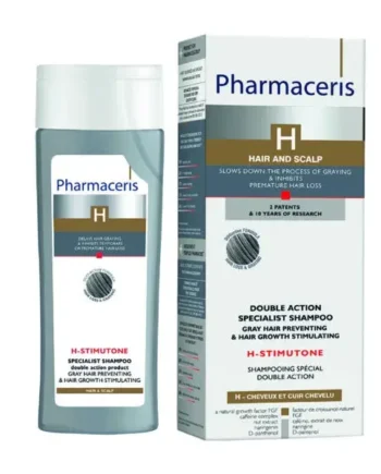Pharmaceris Stimutone Shampoo til Gråt Hår & Hårvækst 125ml