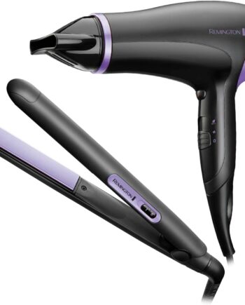Remington Gaveæske med Hårtørrer & Glattejern - Perfekt Tilbud!