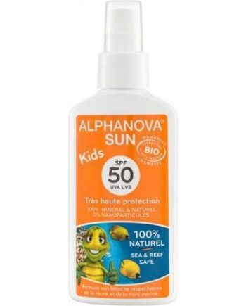 Alphanova Sun Kids Økologisk Solspray SPF 50 - Tilbud!