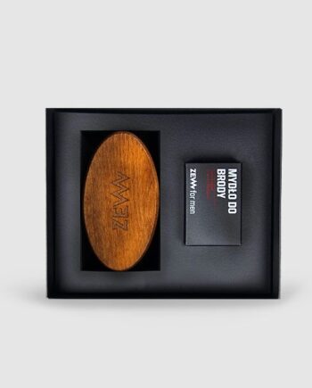 Zew For Men Sæt: Skægssæbe og Professionel Skægbørste