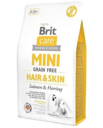 Brit Care Mini Kornfri Hår & Hud med Laks & Sild 2kg