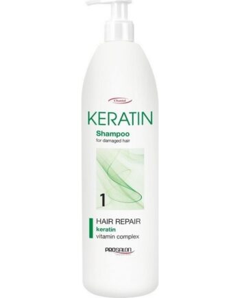 Chantal Keratin Shampoo til Skadet Hår - 1000g Tilbud!