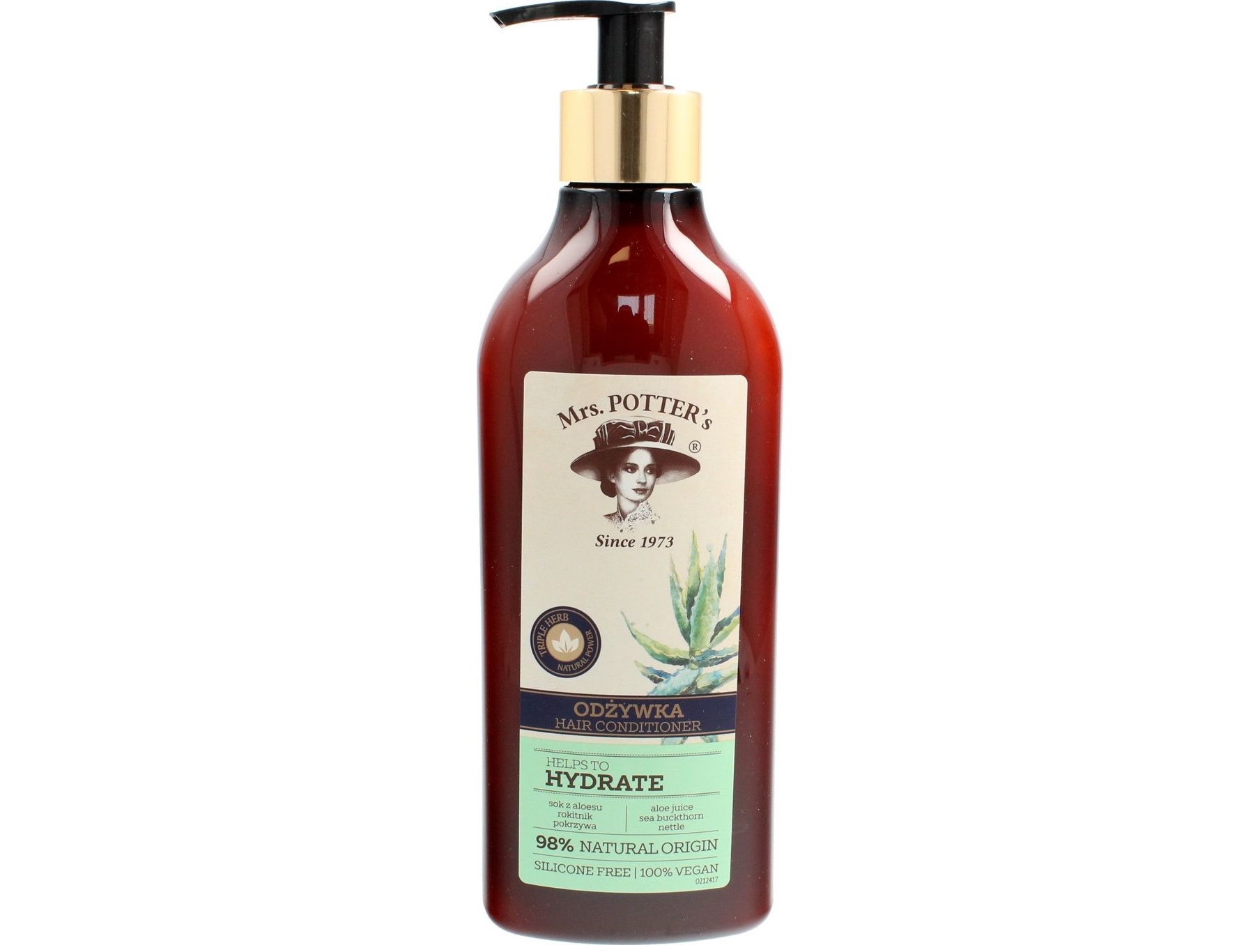 Balsam 390ml - Triple Herb Potr Power Herbsamp - Stærk Pleje