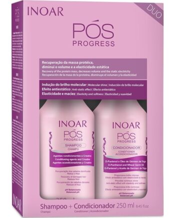 Inoar Keratin Efterbehandlingssæt - Shampoo & Balsam 250 ml