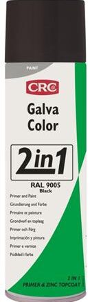 Sort Rustbeskyttende Maling Galvacolor - 500 ml Spray
