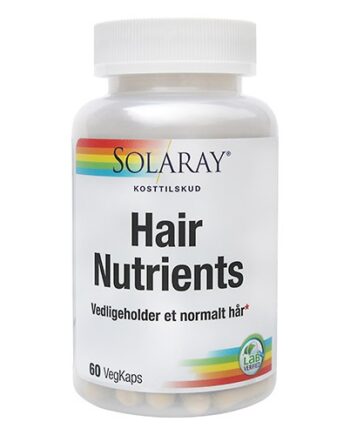 Hårnæringskapsler fra Solaray - Styrk dit hår!