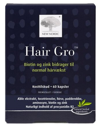 Hårvækst Kapsler fra New Nordic – Prettyhair 5021807459698