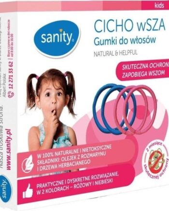 Sanity Silent Hår Elastikker - 4 Stk. Pakke