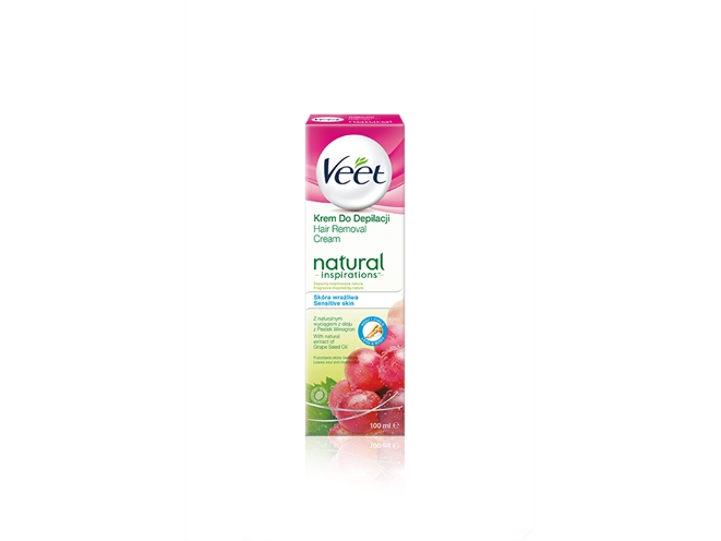 Veet Natural Inspirations Hårfjerningscreme til Sensitiv Hud 100ml