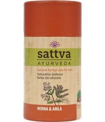 Sattva Naturlig Urtefarve til Hår - Henna & Amla 150g