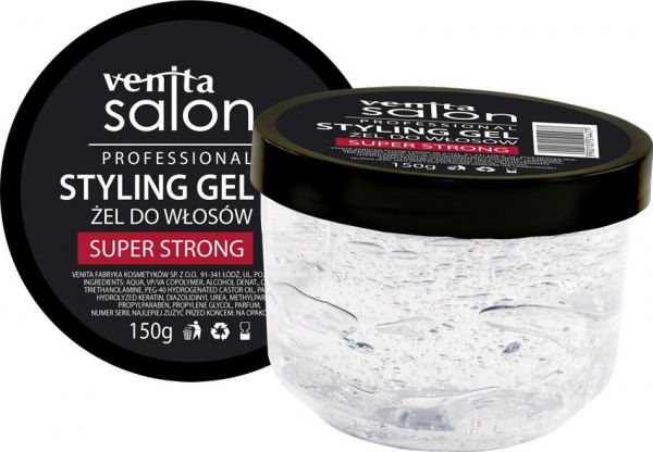 VenitaSalon Super Strong Hårgel - Professionel Styling 150g