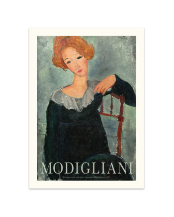 Rød Hår Plakat - Spliid Prettyhair Kunsttryk