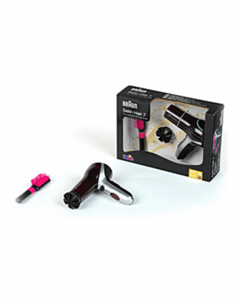 Theo Klein Braun Satin Hair Føn med gratis børste