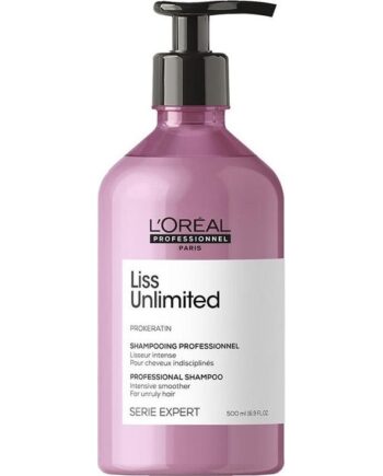 L'Oréal Professionnel Liss Unlimited Shampoo 500ml - Glat Hår
