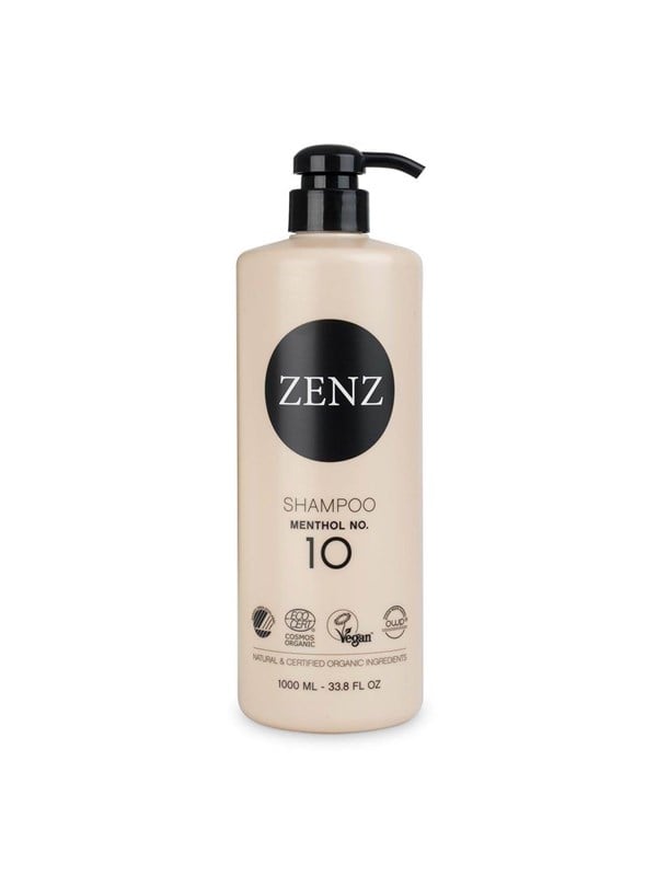 Zenz Økologisk Menthol Shampoo 1000 ml – Eukalyptusfriskhed