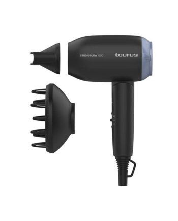 Sort Taurus Rejsehårtørrer 1400W - Perfekt til Rejser