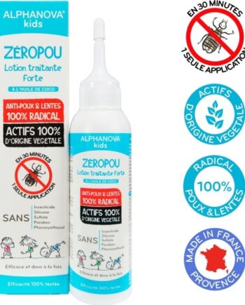 Alphanova Kids Lusebalsam med Kokosolie 100ml - Effektiv mod Lus