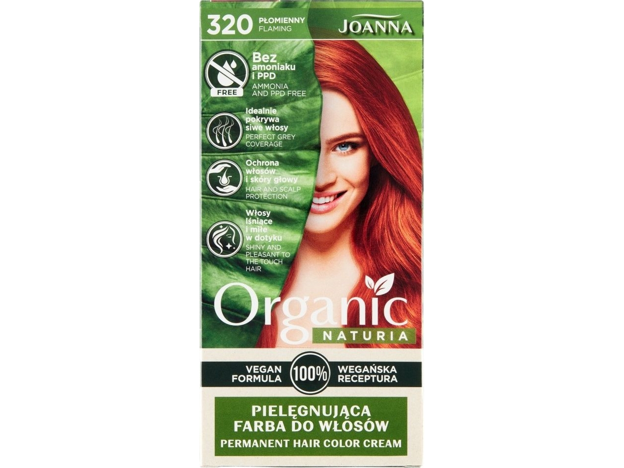 JoannaNaturia Økologisk Ammoniakfri Hårfarve 320 Flaming