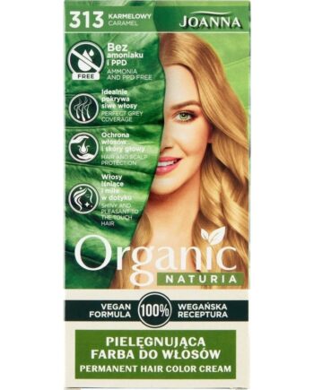 JoannaNaturia Økologisk Hårfarve Uden Ammoniak - Karamel 313