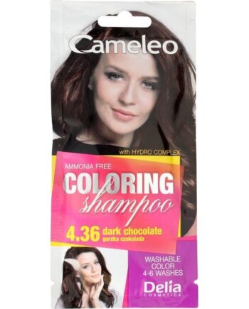 Delia Cosmetics Cameleo Farveshampoo - Bitter Chokolade 1 stk