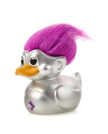 Sølv Trold med Lilla Hår - Tubbz Samlerfigur