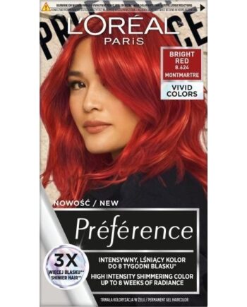 L'Oréal Preference Vivid Colors Hårfarve 624 Lys Rød