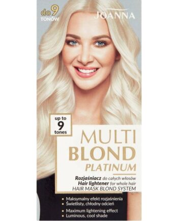 Joanna Multi Blonde Platinum Hårlysner – Lys op til 9 Tones