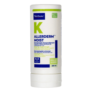 Virbac Allerderm Moist Shampoo til fedtet, skællende hud 250 ml