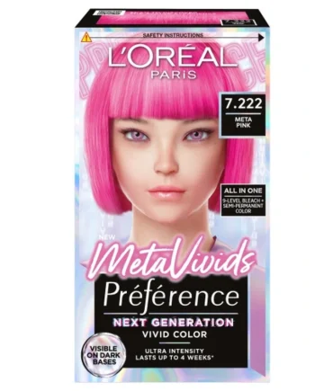 L'Oréal Paris Preference Metavivids 222 - Intens Lyserød Hårfarve