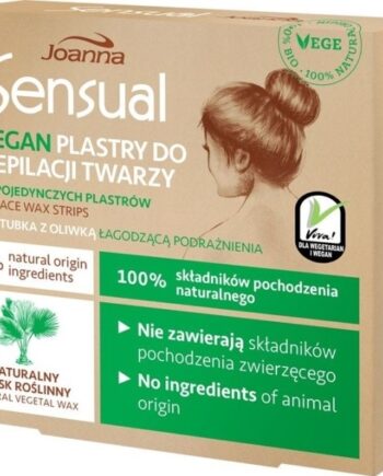 JoannaSensual Ansigtsbehårings Patches - Vegansk Voks 12 stk.