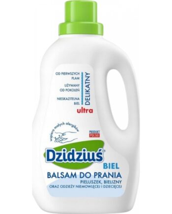 Hvid Vaskebalsam fra Dzidzius - 1,5L på tilbud!