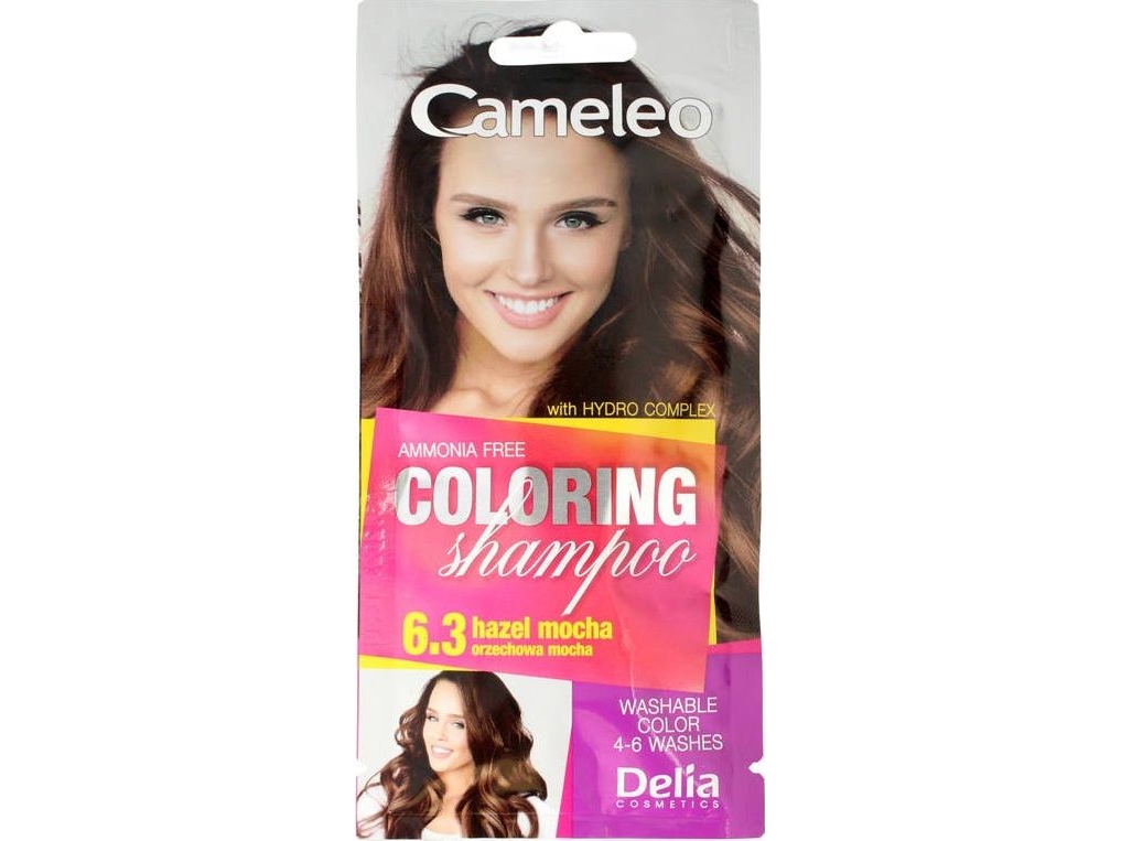 Delia Cosmetics Cameleo Farveshampoo Valnød Mocha 1stk