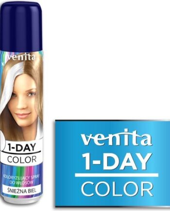 Venita 1-Dags Hårfarvespray Hvid 50ml - Fantastisk Tilbud!