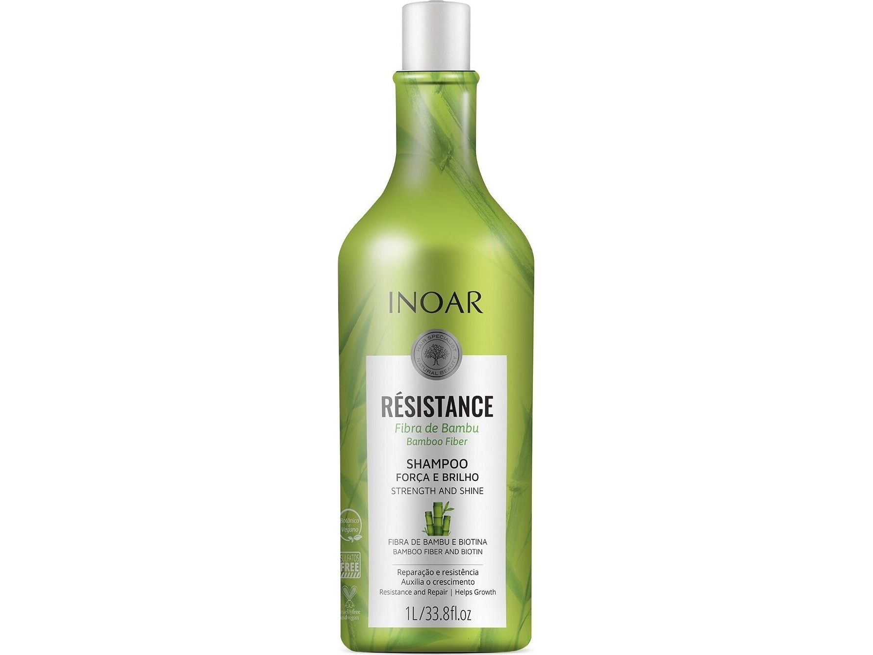 Inoar Styrkende og Glansfuld Shampoo med Bambus 1000 ml