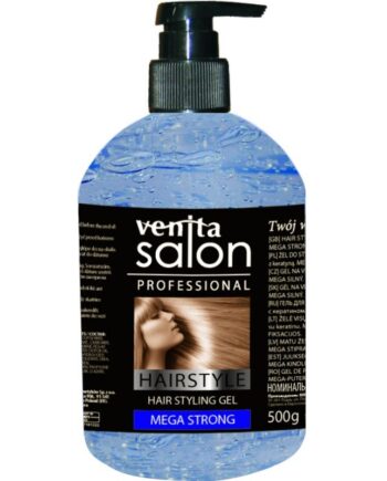 VenitaHair Mega Strong Styling Gel 500g - Super Tilbud!