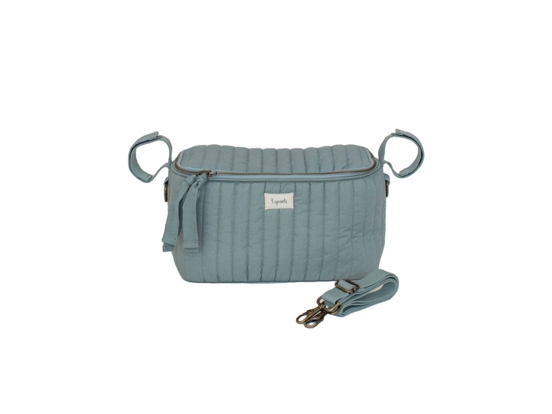 Grøn Opbevaringskurv til Klapvogn - Praktisk Organizer