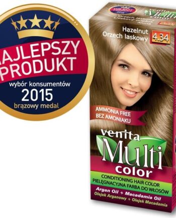 Venita Multicolor Pleje Hårfarve - Hasselnød 100ml