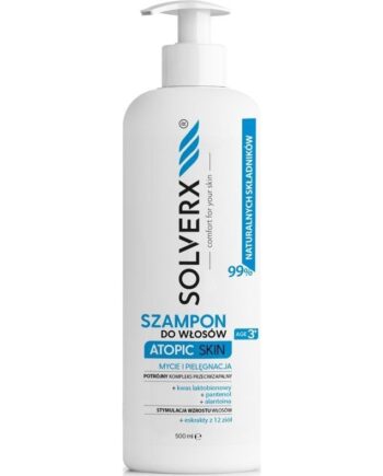 Solverx Atopisk Shampoo – Beroligende 500ml til Hovedbund