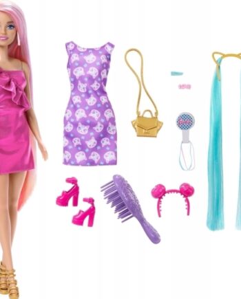 Barbie Hårdukke med Tilbehør - Kreativ Leg og Sjov!
