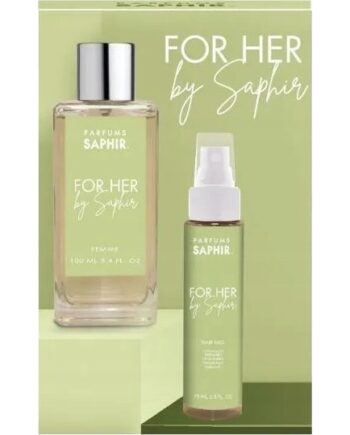 Saphir For Her EDP Spray 100ml & Hårmist 75ml Sæt