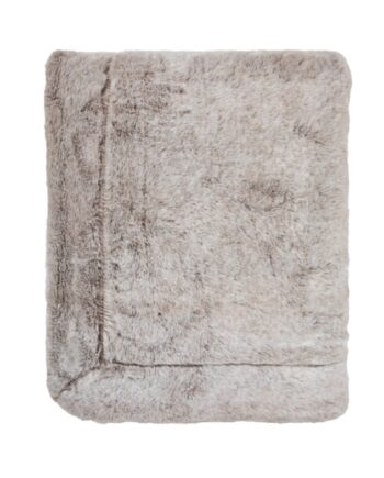 Domoletti Plaid Brun Kort Hår 130x180 cm - Udsalg!