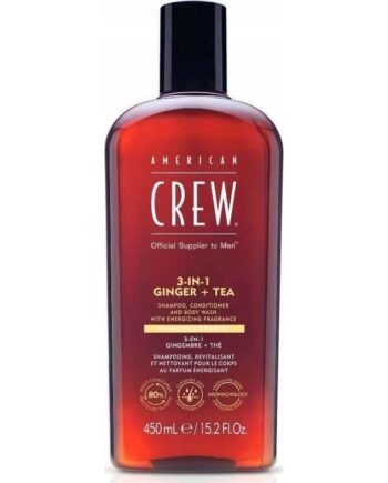 American Crew 3-i-1 Ginger Tea – Shampoo, Conditioner & Body Wash