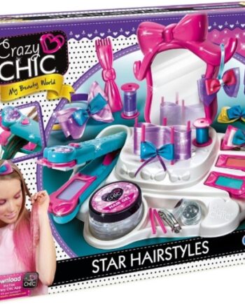 Clementoni Crazy Chic Stjernefrisure Sæt til Kreative Børn