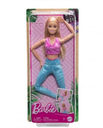 Mattel Made To Move Barbie Dukke med Hår - Udsalg!
