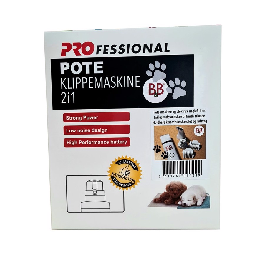 Amp 2i1 Poteklipper og Negleklipper - B & B Prettyhair