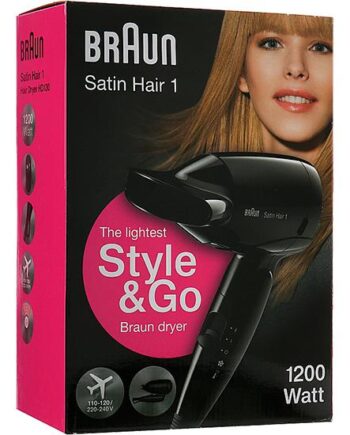 Braun Satin Hair 1 HD 130 - Rejsevenlig føntørrer